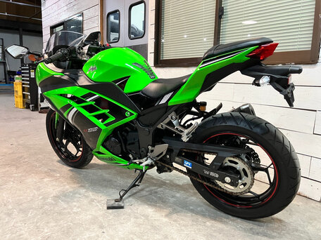 2014 Kawasaki Ninja 250R, зелёный, 399000 рублей, вид 4