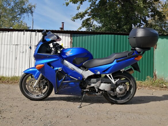 2001 Honda VFR 800, синий, 385000 рублей - вид 9