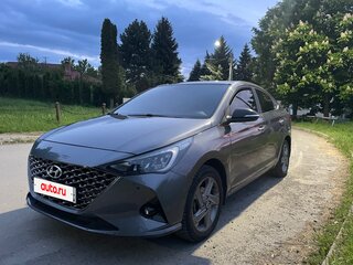 2021 Hyundai Solaris II Рестайлинг, серый, 1350000 рублей, вид 1