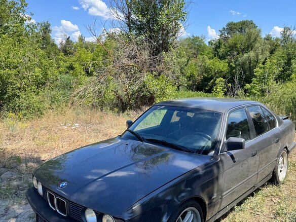1992 BMW 5 серии 525i III (E34), серый - вид 2