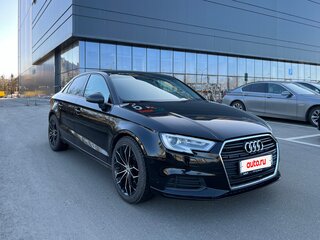 2017 Audi A3 III (8V) Рестайлинг, чёрный, 1590000 рублей, вид 2
