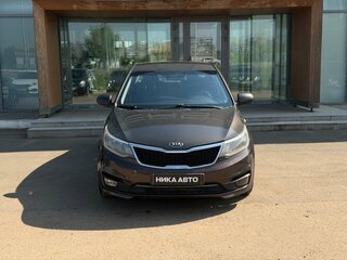 2016 Kia Rio III Рестайлинг, коричневый, 890000 рублей, вид 2
