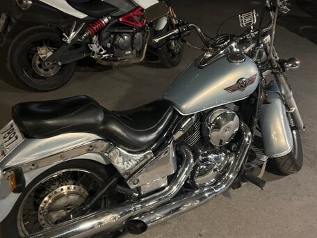 1995 Kawasaki VN400 Vulcan, серый, 200000 рублей, вид 3