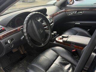 2007 Mercedes-Benz S-Класс 350 V (W221), чёрный, 750000 рублей, вид 2