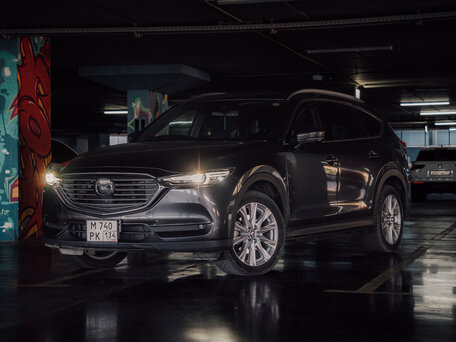 2018 Mazda CX-8 I, серый, 2350000 рублей, вид 3