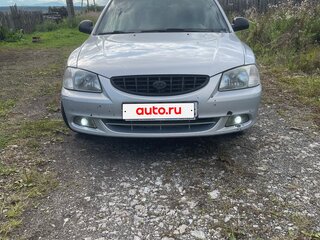 2011 Hyundai Accent ТагАЗ II, серебристый, 375000 рублей, вид 2