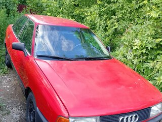 1989 Audi 80 IV (B3), красный, 135000 рублей, вид 1