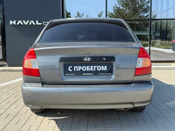 2007 Hyundai Accent ТагАЗ II, серый, 420000 рублей - вид 3
