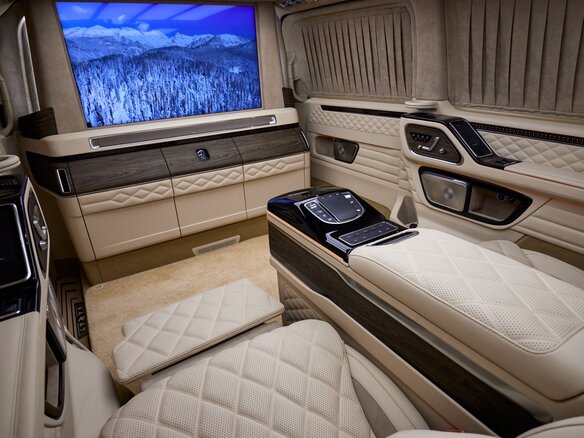 2026 Mercedes-Benz V-Класс Extra Long 300 d экстра длинный III (W447) Рестайлинг 2, чёрный, 37900000 рублей - вид 24