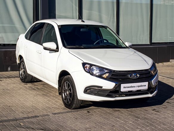 2024 Lada (ВАЗ) Granta I Рестайлинг, белый, 770000 рублей - вид 6