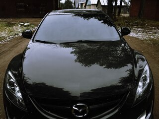2008 Mazda 6 II (GH), чёрный, 730000 рублей, вид 2