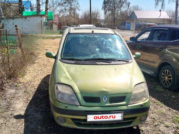 2000 Renault Scenic I Рестайлинг, зелёный, 160000 рублей