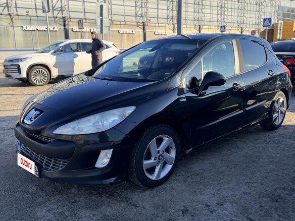 2008 Peugeot 308 I, чёрный, 285000 рублей