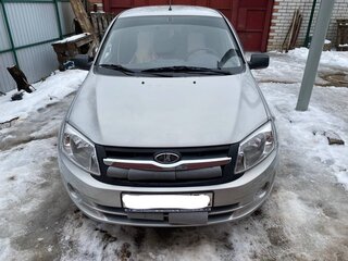 2012 Lada (ВАЗ) Granta I, серебристый, 520000 рублей, вид 3