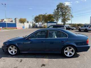 2001 BMW 5 серии 525i IV (E39) Рестайлинг, синий, 450000 рублей, вид 4
