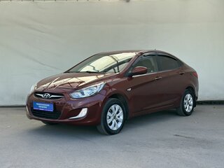 2011 Hyundai Solaris I, красный, 640000 рублей, вид 1