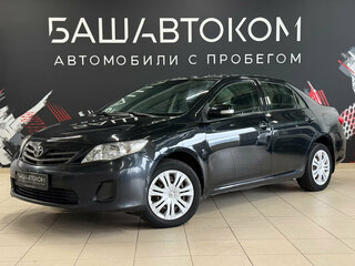2012 Toyota Corolla X (E140, E150) Рестайлинг, чёрный, 1000000 рублей, вид 1