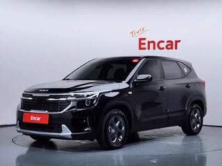 2023 Kia Seltos I Рестайлинг, чёрный, 1800000 рублей, вид 2