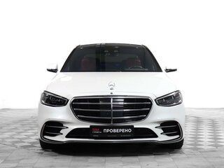 2021 Mercedes-Benz S-Класс 450 Long 4MATIC VII (W223), белый, 8200000 рублей, вид 2