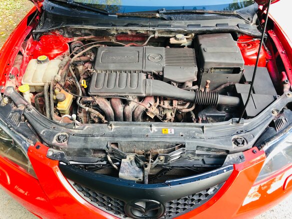 2006 Mazda 3 I (BK) Рестайлинг, красный, 470000 рублей - вид 13