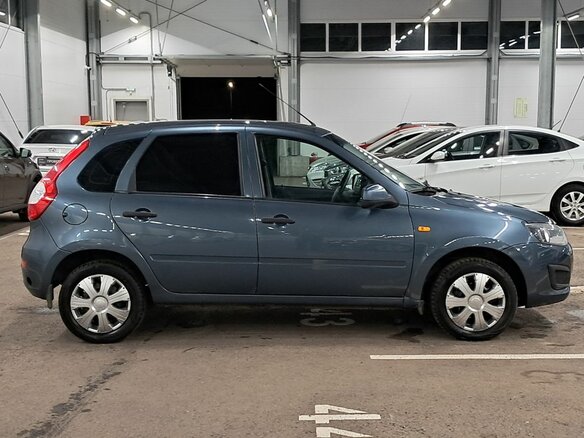 2014 Lada (ВАЗ) Kalina II, синий, 450000 рублей - вид 3