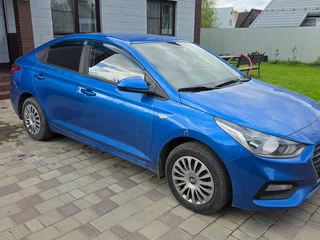 2017 Hyundai Solaris II, синий, 1050000 рублей, вид 3