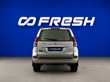 2007 Toyota Land Cruiser Prado 120 Series Рестайлинг, серебристый, 1399050 рублей, вид 4