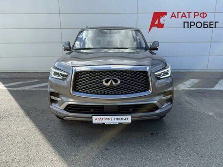 2018 Infiniti QX80 I Рестайлинг 2, серый, 3740000 рублей, вид 2
