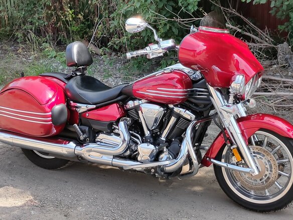2009 Yamaha XV 1900, красный, 999999 рублей - вид 1
