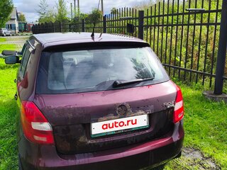 2009 Skoda Fabia II, пурпурный, 250000 рублей, вид 2