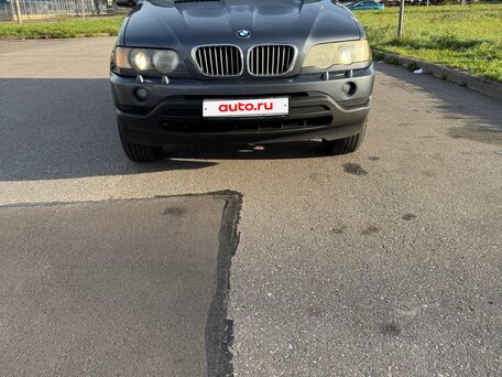 2002 BMW X5 3.0i I (E53), серый, 890000 рублей, вид 1