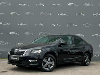 2018 Skoda Octavia III (A7) Рестайлинг, чёрный, 1648700 рублей, вид 1