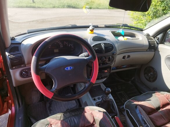 2006 Lada (ВАЗ) Kalina I, красный, 180000 рублей - вид 10