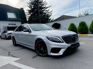 2014 Mercedes-Benz S-Класс AMG 63 AMG Long III (W222, C217), серебристый, 3000000 рублей, вид 2