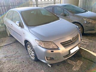 2008 Toyota Corolla AMT X (E140, E150), серебристый, 460000 рублей, вид 2