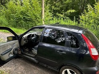 2007 Lada (ВАЗ) Kalina I, синий, 120000 рублей, вид 3