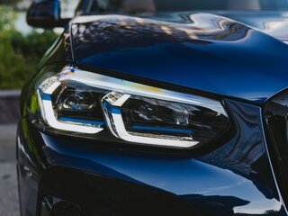 2023 BMW X4 30d II (G02) Рестайлинг, синий, 9237000 рублей, вид 3