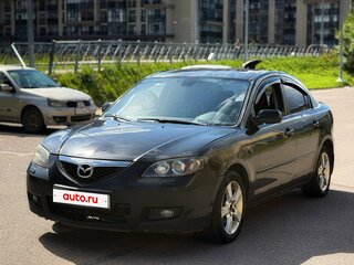 2007 Mazda 3 I (BK) Рестайлинг, чёрный, 395000 рублей, вид 3