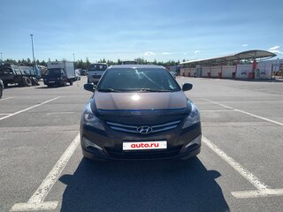 2014 Hyundai Solaris I Рестайлинг, коричневый, 1040000 рублей, вид 2