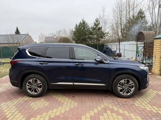 2019 Hyundai Santa Fe IV, синий, 2999999 рублей, вид 4