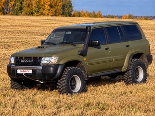 2000 Nissan Patrol V (Y61), зелёный, 1640000 рублей, вид 2