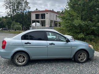 2006 Hyundai Verna II, голубой, 350000 рублей, вид 4