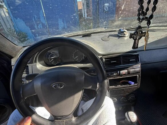 2012 Lada (ВАЗ) Priora I, пурпурный, 140000 рублей - вид 3