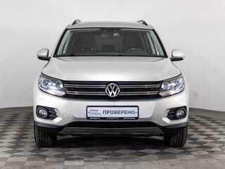 2013 Volkswagen Tiguan I Рестайлинг, серебристый, 1349000 рублей, вид 2