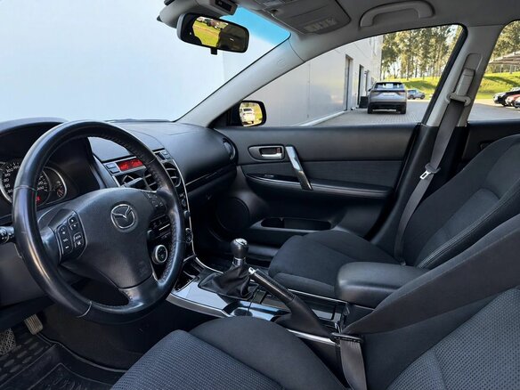 2007 Mazda 6 I (GG) Рестайлинг, синий, 395000 рублей - вид 8