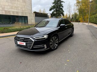 2019 Audi A8 Long 55 TFSI IV (D5), чёрный, 4500000 рублей, вид 5