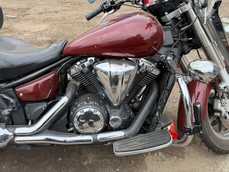 2007 Yamaha XVS1300, красный, 550000 рублей, вид 5