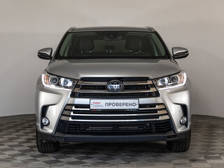 2016 Toyota Highlander III (XU50) Рестайлинг, серебристый, 2749000 рублей, вид 2