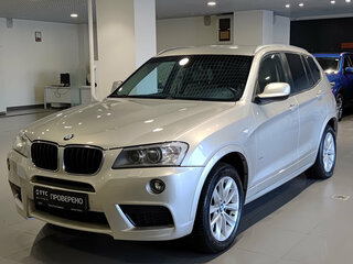 2012 BMW X3 20d xDrive II (F25), серебристый, 1790000 рублей, вид 1