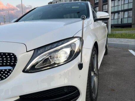2017 Mercedes-Benz C-Класс 180 9G-TRONIC IV (W205), белый, 1751000 рублей, вид 2